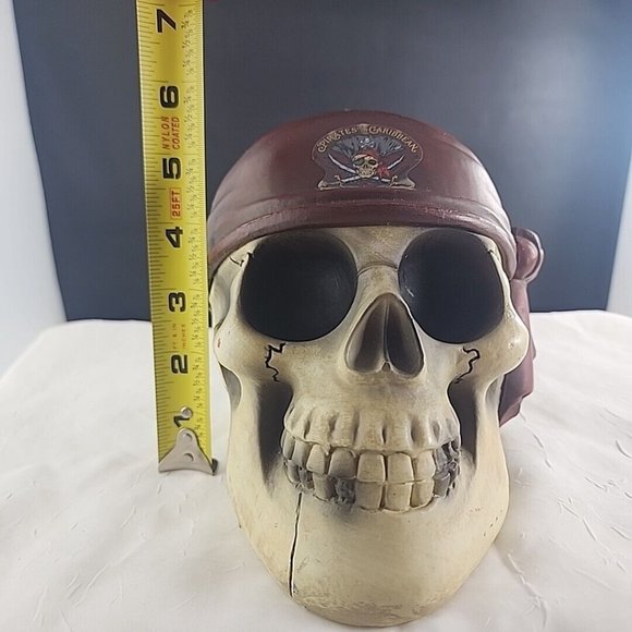 Disney Pirates of the Caribbean Skull Head Treasure Chest Halloween Decor Toy - Picture 8 of 9